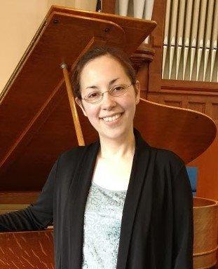 Piano instructor Christine Fahey