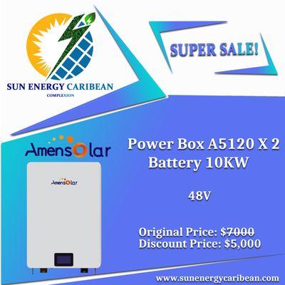 Amensolar battery 10KW