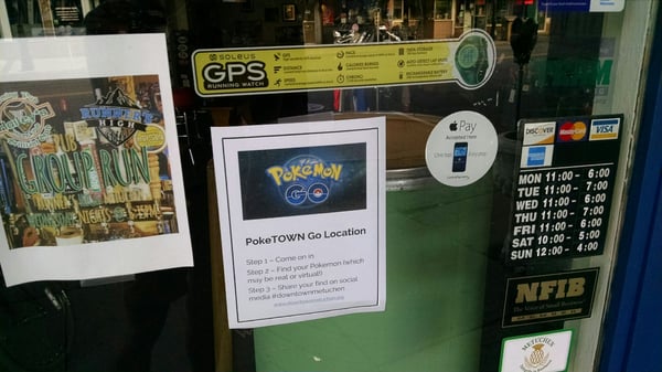 Apple Pay accepted, but no PokéStops here.