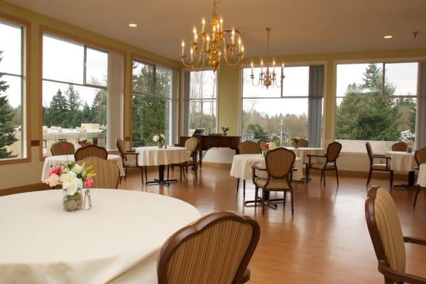 Dining room - lovely meals and fun activities happen here