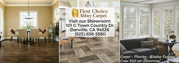 The best showroom in the East Bay! #carpet #flooring #window #covering #fashions #rugs #hardwood #laminate #vinyl #porcelain #tile #danville