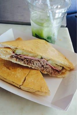 The cuban and a Nojito.. It doesn't get any better than this!