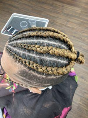 Simple cornrows