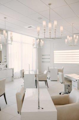 Relax in our luxurious nail salon.