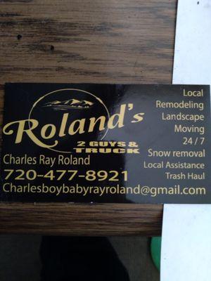 Roland's 2 Guys & Truck