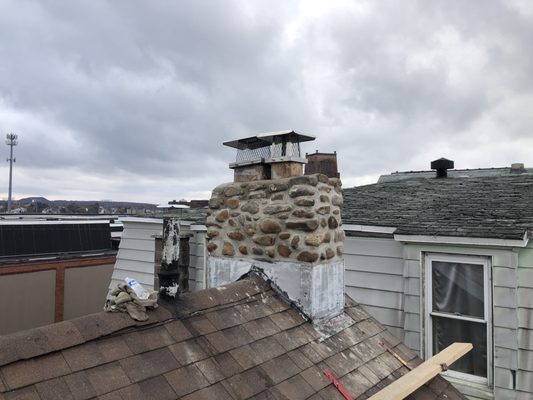 Chimney repointing