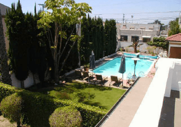 Poolside View