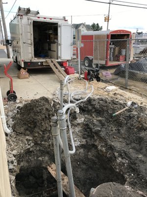 water sewer replacement