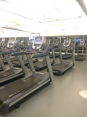 Lots of treadmills