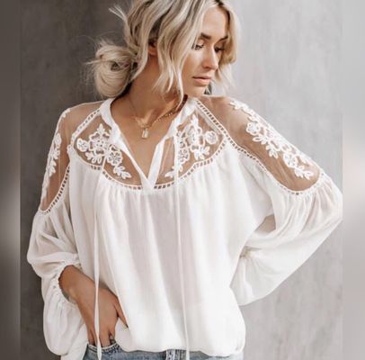 Elegant lace blouse