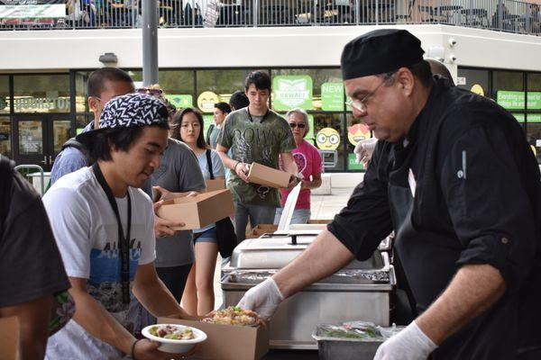 Kalua Turkey with Fried Rice and Corn by Chef Mark Ching from our Spring 2017 Taste of Mānoa.