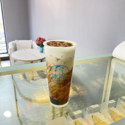 creme brûlée brown sugar milk tea