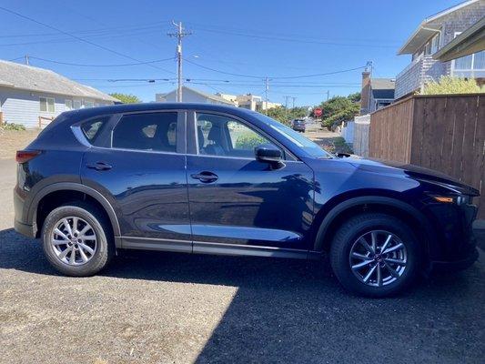 This is the vehicle I just bought from Ken Wood and the team at Sunwest Mazda.