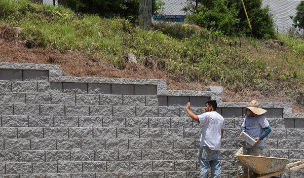 Retaining Wall Construction