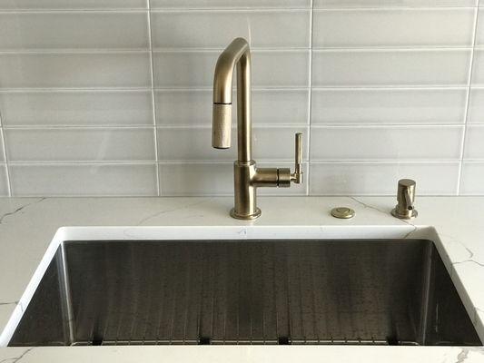 Kitchen faucet installed. 132 E Deleware unit 5101 Chicago Il