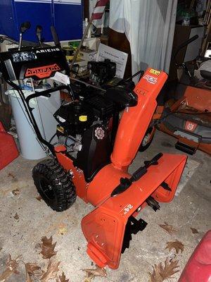 Ariens Compact 233 cc 2 stage snow blower.