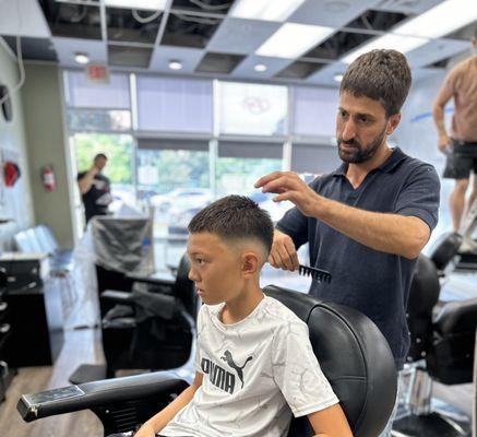 Father and Son Barbershop