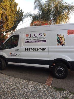 UCS Truck 1-877-522-7461 Balikbayan Box Pickup Truck