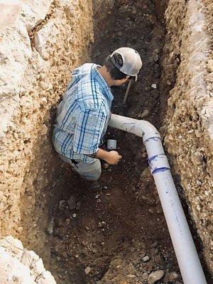 All-City Plumbing Technician services underground plumbing.