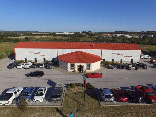 Sky view of our over 20000 sqft facility!