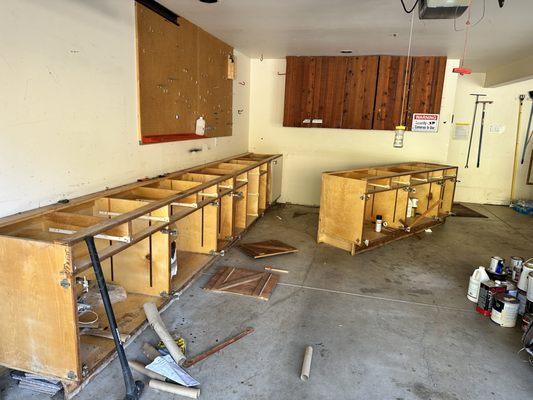 Demolition cabinets