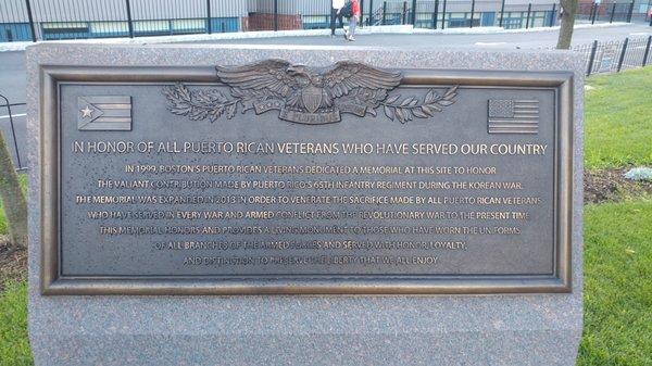 Puerto Rican Veterans Memorial