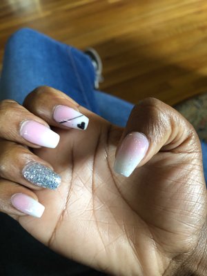 I got my nails done yesterday and Tiffany did a really good job.