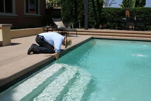 swimming pool cleaning