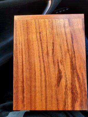 Dad's custom koa urn