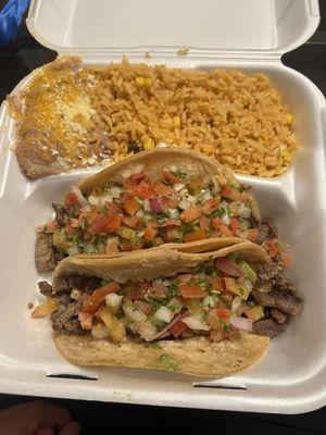 #3 Meal: taco plate