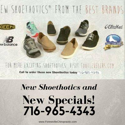 Call for new specials on the new shoethotics for March! 1-716-965-4343