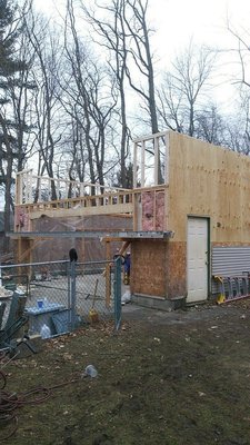 2nd story addition garage