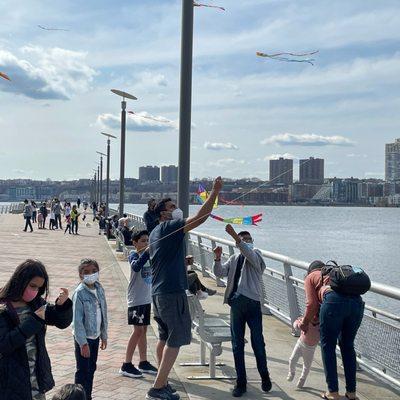 Holi on the Hudson via kite flying