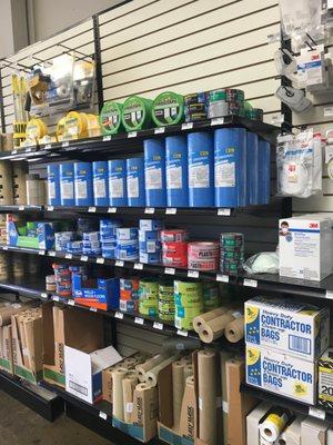 Wide Assortment of Tape and Paper to help you prep for your Project