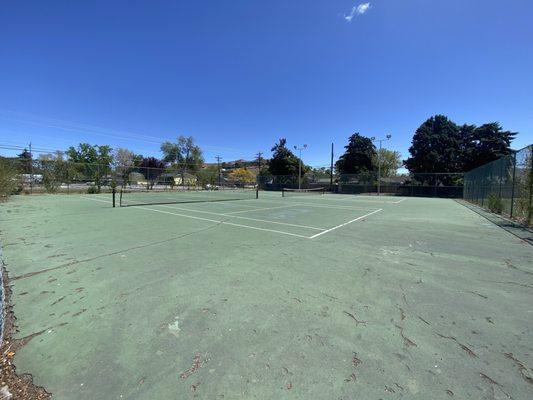 Tennis court.