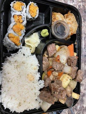 Hibachi Bento Box Dinner yummy!