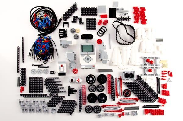 All the parts in a single kit