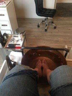 Amazing pedicure time!