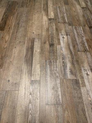 vinyl plank floors are put together with great attention to detail so that there are no gaping seams or obstruction under the floor.