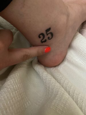 Tattoo for my 25th birthday - done by Matt