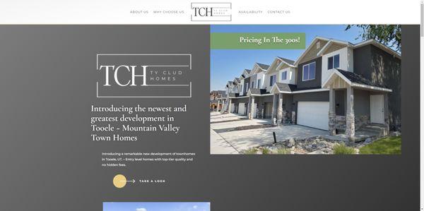 Ty Clud Homes Website Build