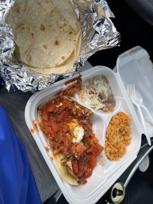 Wuevos ranchero plate