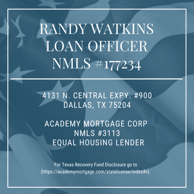 Randy Watkins - Randy the Lender