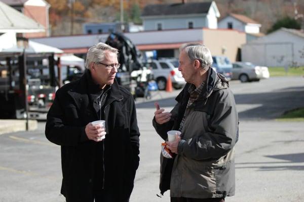 Media Society on the set of 'Big Stone Gap'