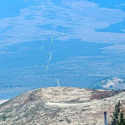 View of mauna  lau from mauna kea