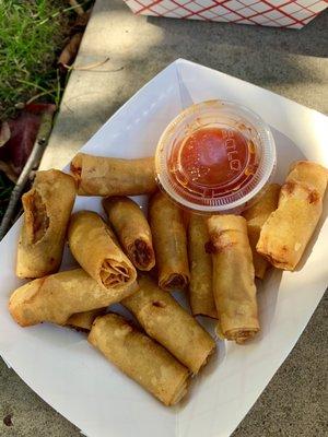 Crispy lumpia from Adobolicious was good.