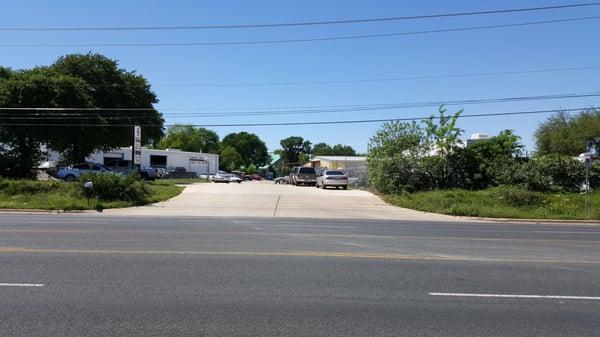 Here is a view of the shop main entrance at 12402 Technology Blvd. Austin, TX 78727.  Technology Blvd is a connecting road be...