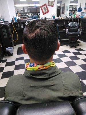 Pompadour Fade by Roger