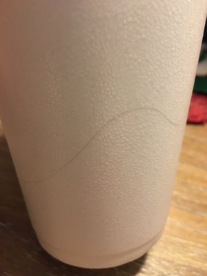 Hair on my milkshake