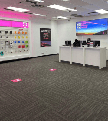 Carpet Tile Installation at T-Mobile